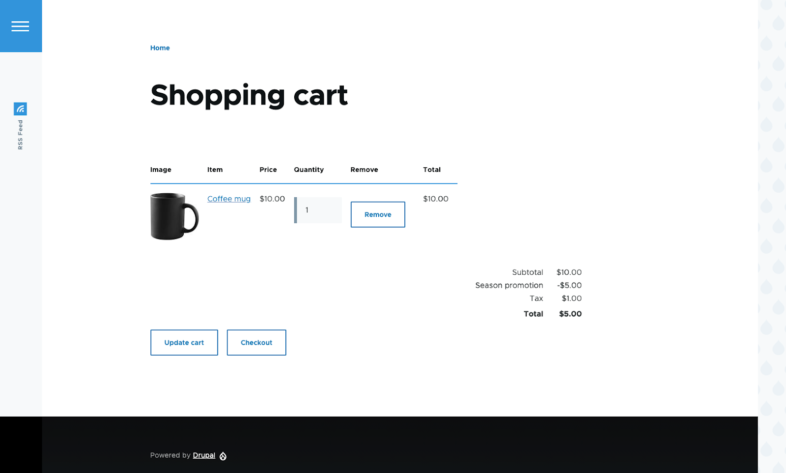 Drupal Commerce - Cart with tax