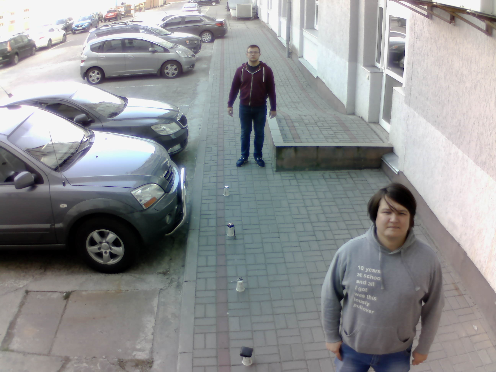 Face recognition - foot traffic analysis system development - camera tests