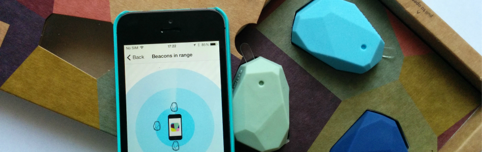 iBeacon tags. Indoor location tracking via iBeacon.