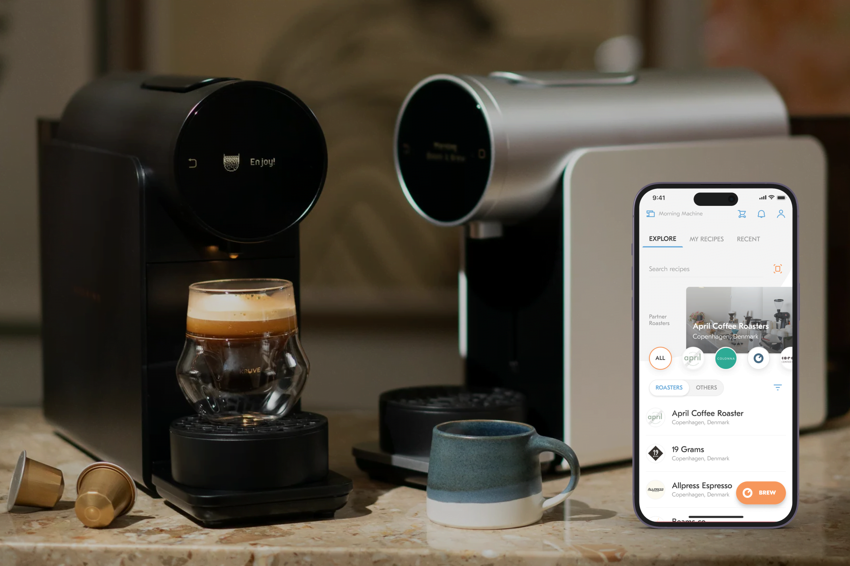 IoT platform development for Morning smart coffee machine