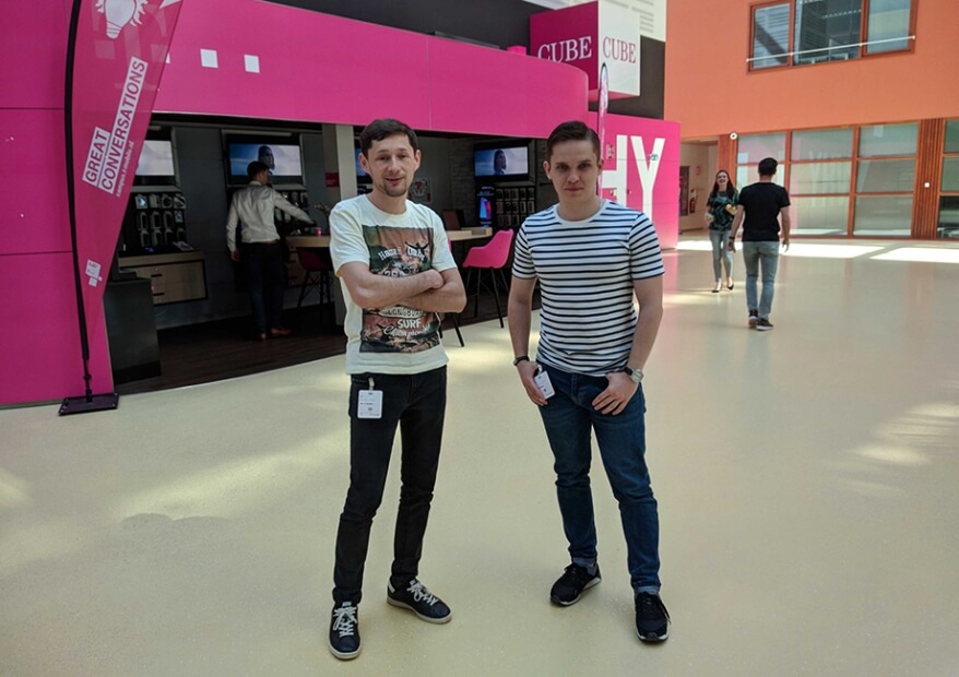 Lemberg's developers at T-mobile office