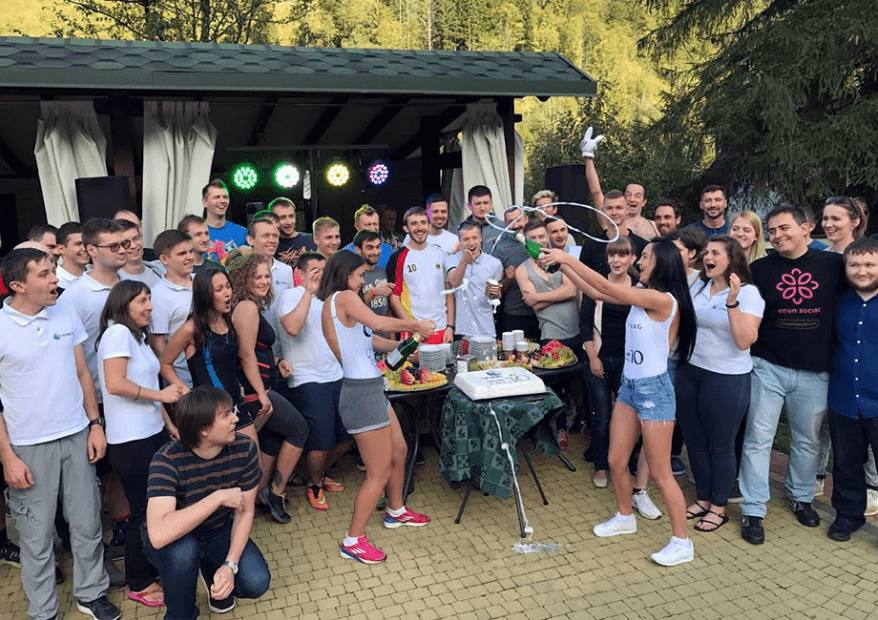Summer corporate party