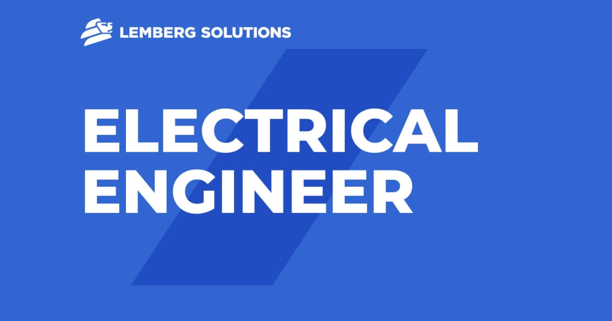 Electrical Engineer Vacancy | Lemberg Solutions