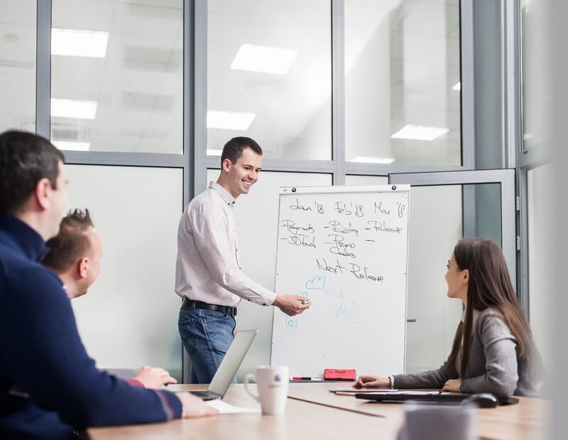 Workshop for startup at Lemberg's office