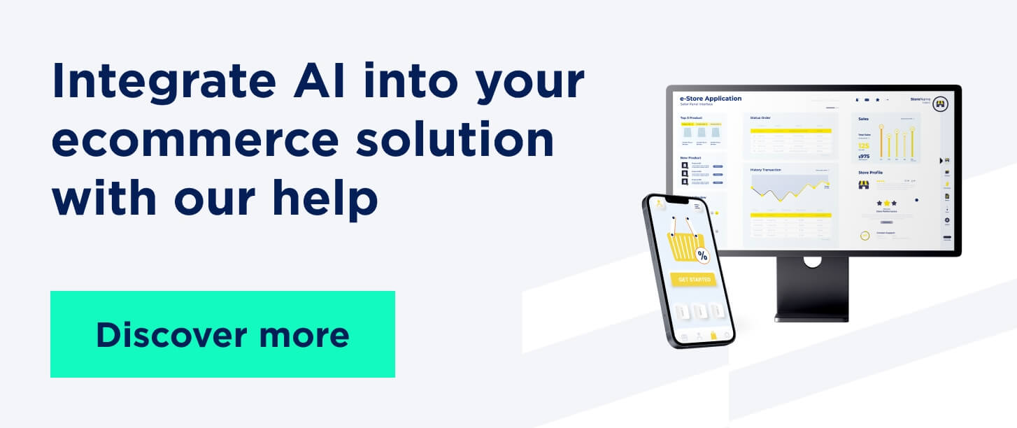 AI for ecommerce CTA - Grey - Lemberg Solutions