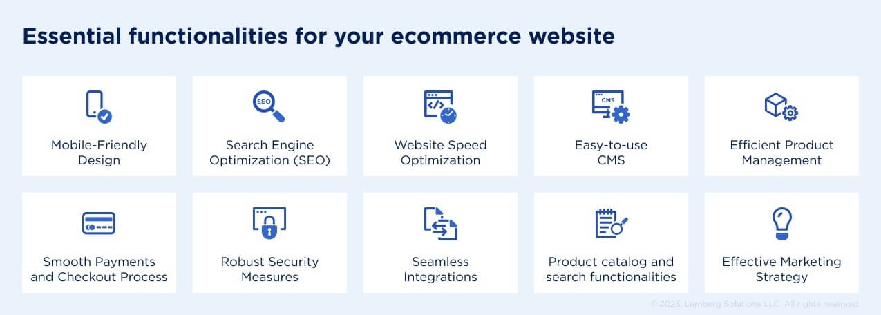 essential functionalities of an ecommerce website - Lemberg Solutions essential functionalities of an ecommerce website - Lemberg Solutions