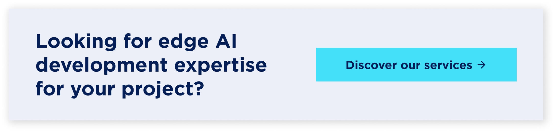 Discover our Edge AI development services
