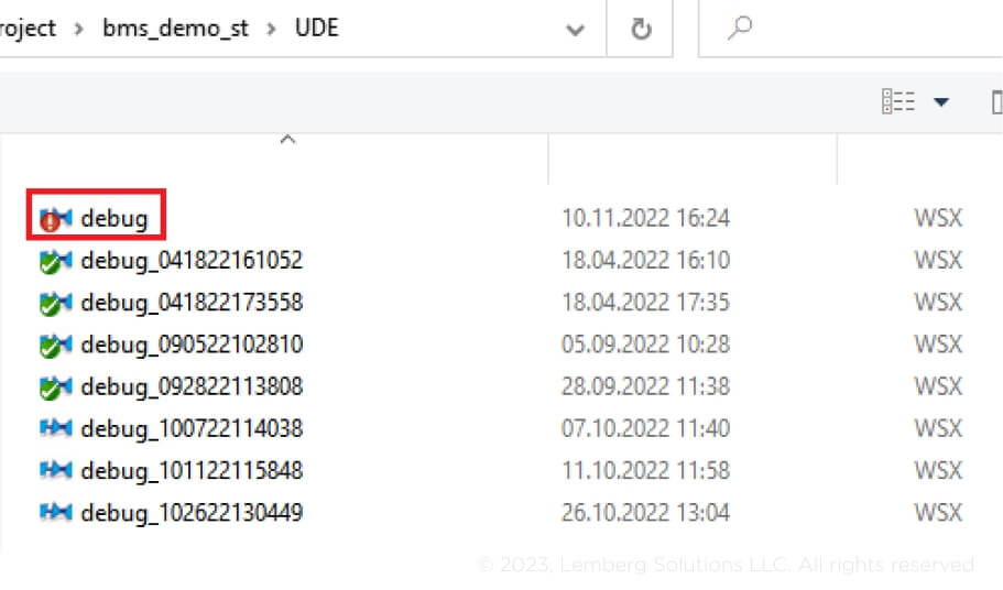 File to load for debugging Cell connection schema - Lemberg Solutions