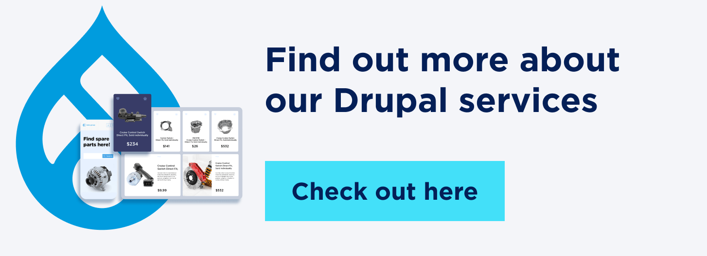 Find out more about our Drupal services - Lemberg Solutions