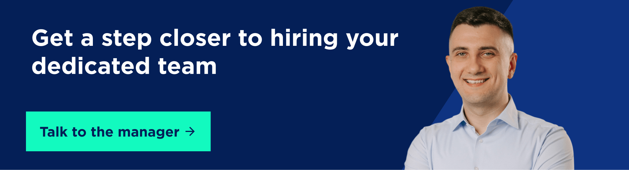 Click to talk to our manager about hiring a dedicated team