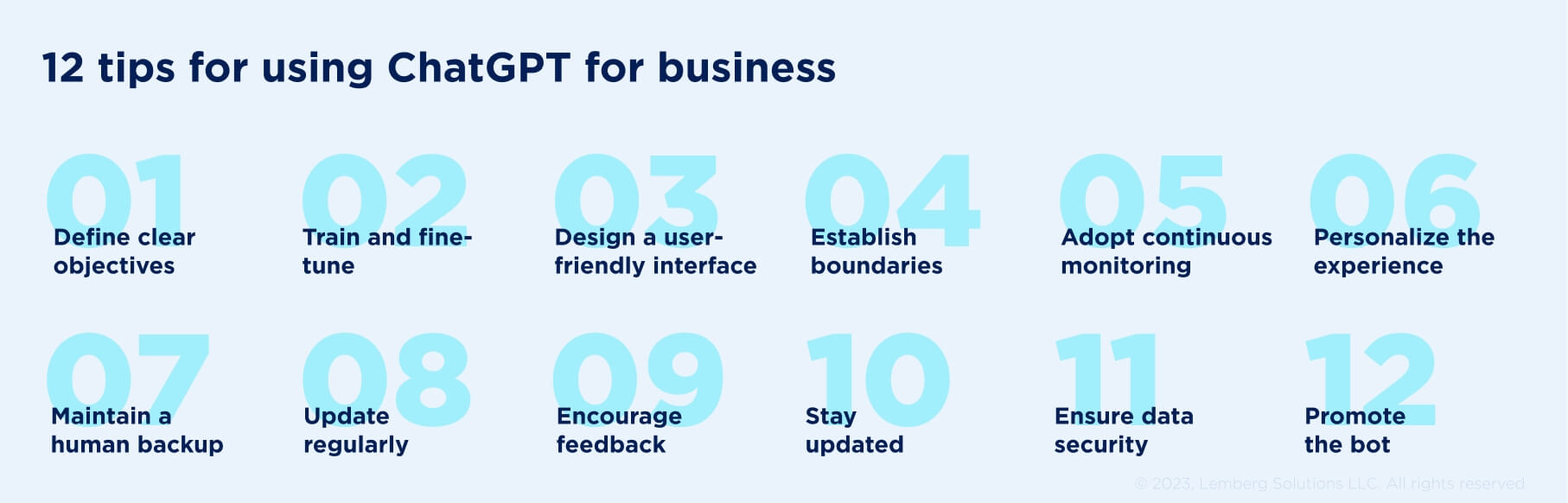 How to Use ChatGPT for Your Business? - Lemberg Solutions - 12 tips for using ChatGPT for business