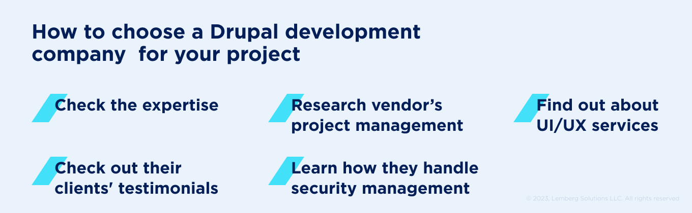 How to choose a Drupal development company for your project - Lemberg Solutions How to choose a Drupal development company for your project - Lemberg Solutions