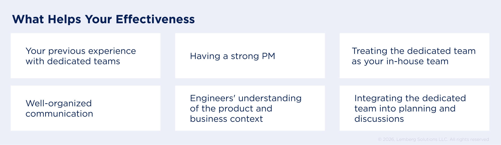 Is the Dedicated Team Model Right for You - What Helps Your Effectiveness - Lemberg Solutions Is the Dedicated Team Model Right for You - What Helps Your Effectiveness - Lemberg Solutions