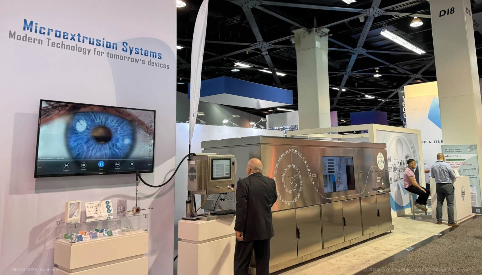 real photo of microextrusion system