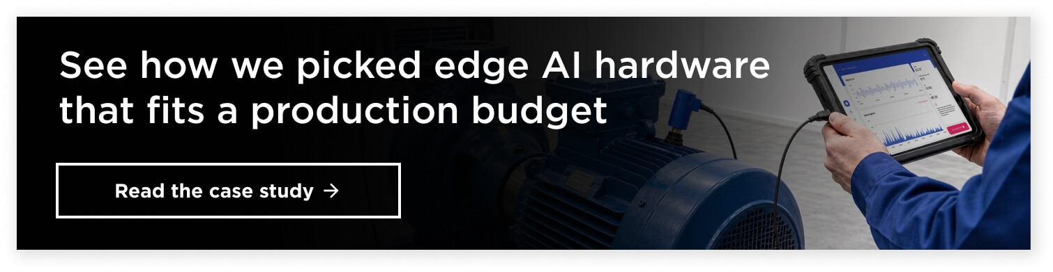 Click button to read case study on Edge AI predictive maintenance solution