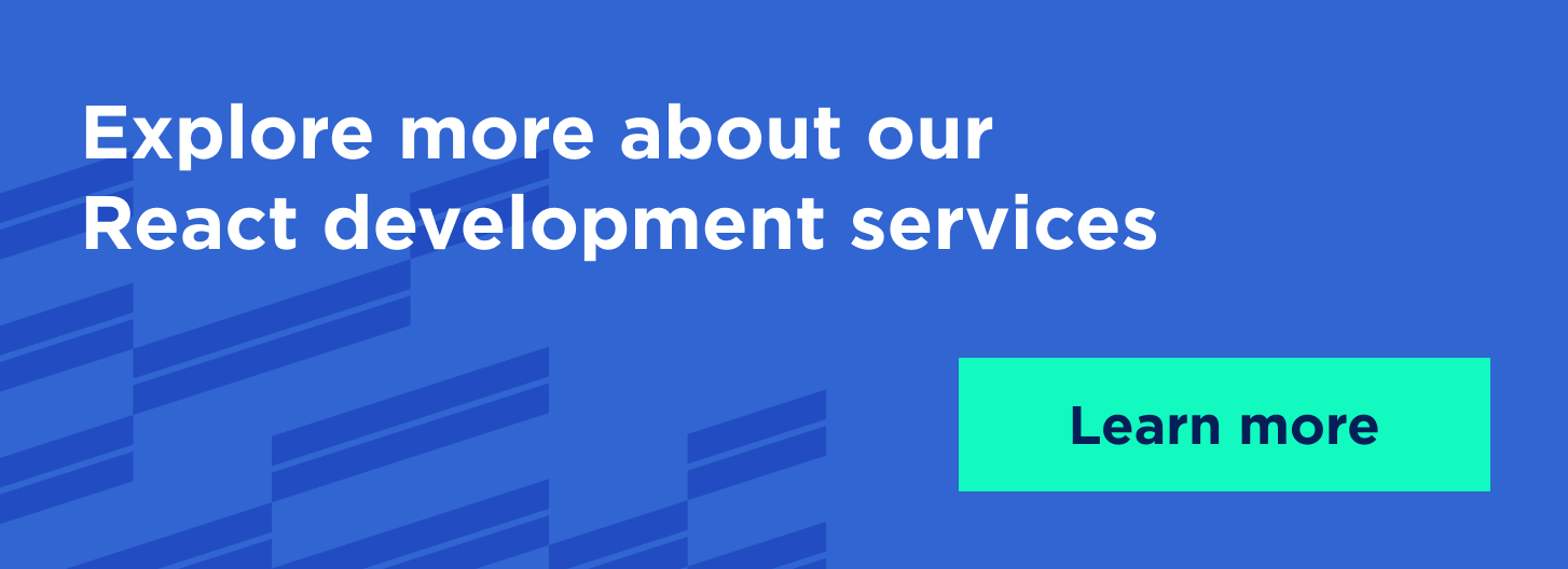 Top React Companies - Article CTA - Pattern - Lemberg Solutions Top React Companies - Article CTA - Pattern - Lemberg Solutions