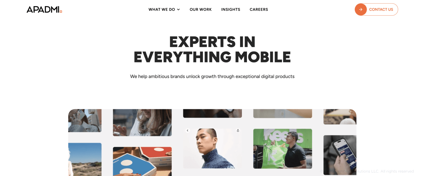 Top software development companies in UK - Apadmi - Lemberg Solutions.png Apadmi's home page