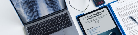 EU AI Act in Healthcare: 6 Key Changes It Will Bring to Your Development - Banner - Lemberg Solutions