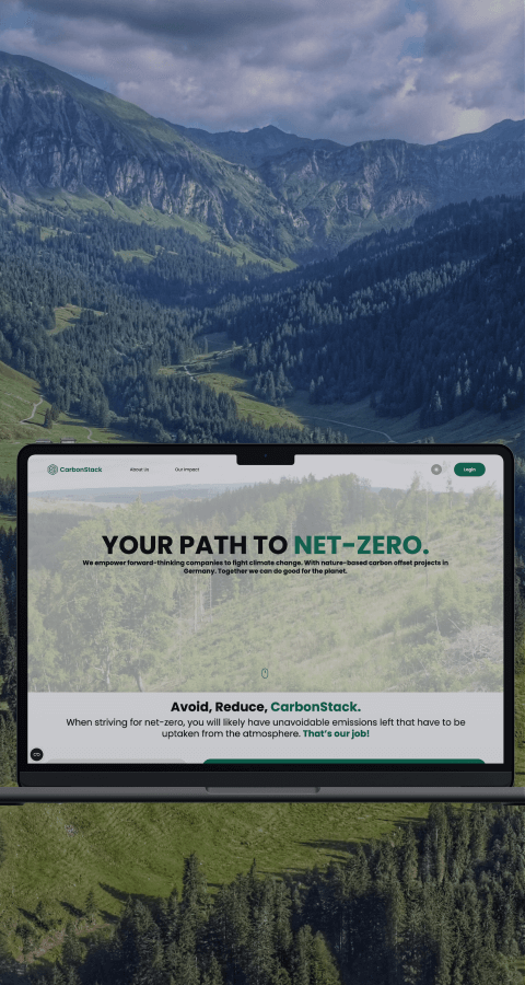 Website development for Carbonstack GmbH - Lemberg Solutions - CS teaser