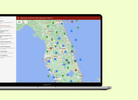 IoT web app development for an asset tracking system - Lemberg Solutions - MonoLets web app