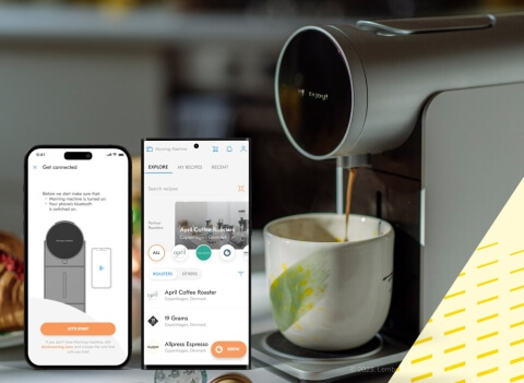 IoT platform development for Morning smart coffee machine